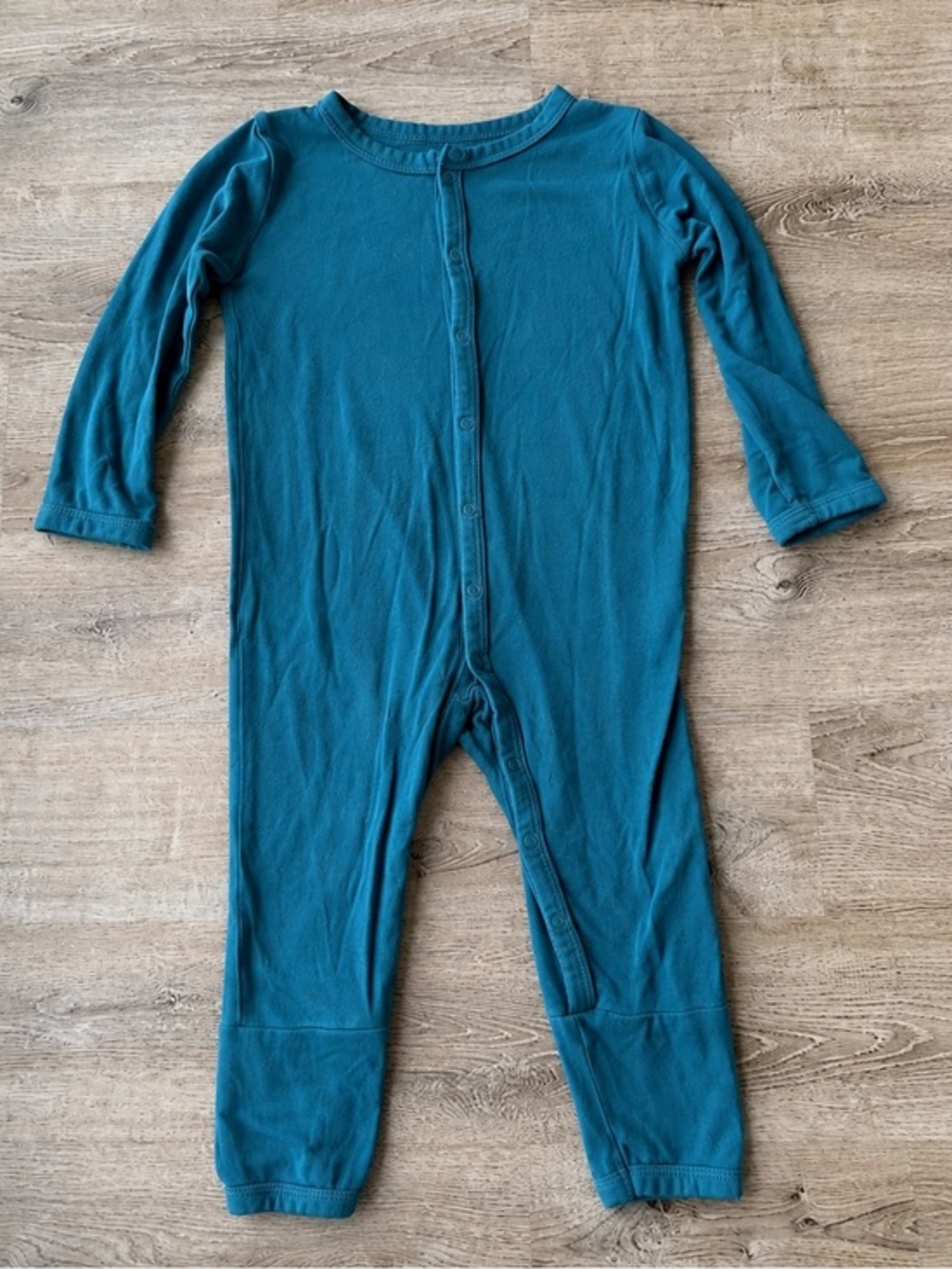 Kyte Baby Zipper Sleeper 6-12M Baltic Blue Bamboo Pajamas